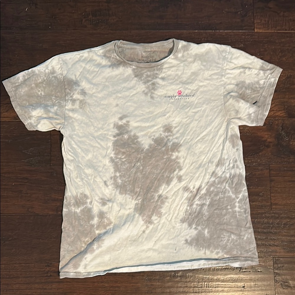 Simply Southern Kids Gray Tie-Dye T-Shirt